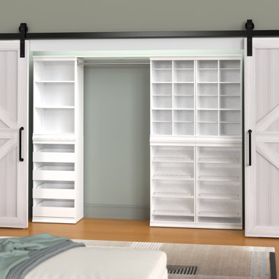 Modular Storage 90.14" W - 99" W Closet System Starter Kit