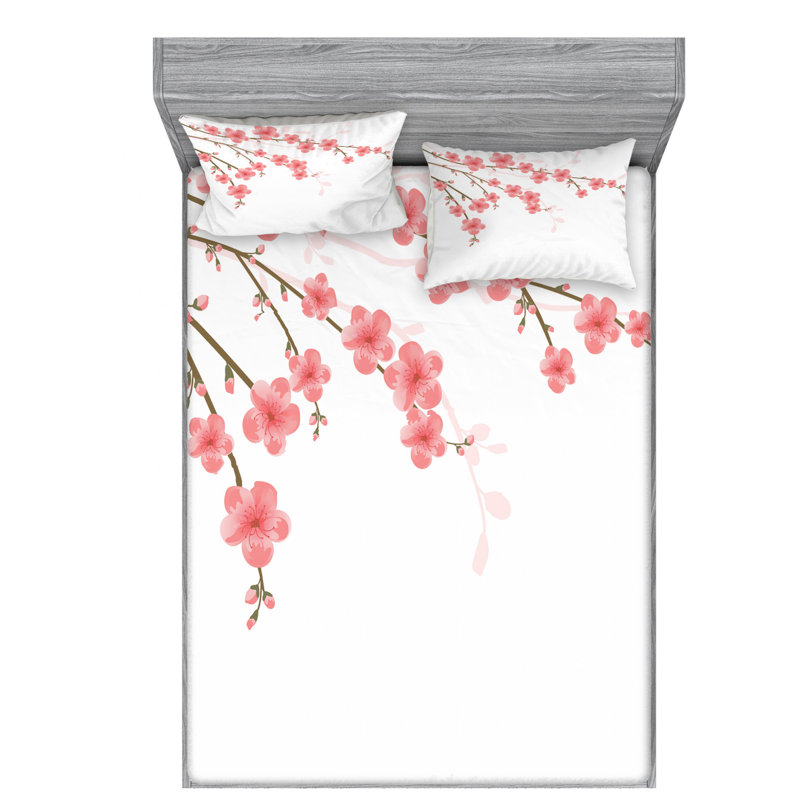 Microfiber Sheet Set, Queen Sheet Set with Fitted Sheet