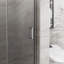 34 à 35 3/8 po X P 72 po H Portes de douche pliantes sans cadre en noir mat avec verre transparent-112593877