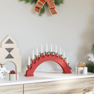 Christmas Candle Arch with 10 LED Candles