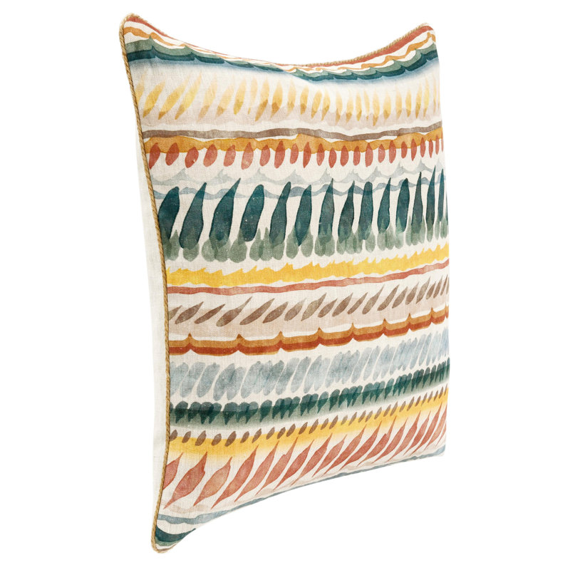 Coussin décoratif en tissu 22 po Cetara