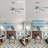 Kamori 52" Crystal Ceiling Fan w Wood Blades and 3 Lights, Crystal Light Shade, Quiet DC Motor w/ Remote