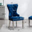 Chaise en velours touffeté Montura-1874695110