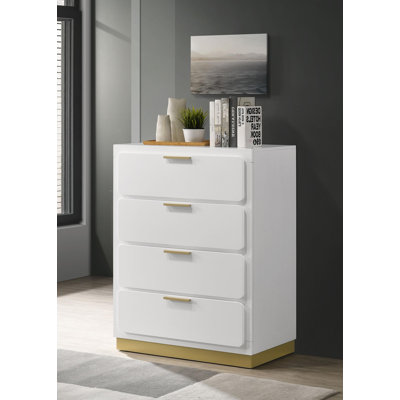 Commode de chambre à 4 tiroirs
