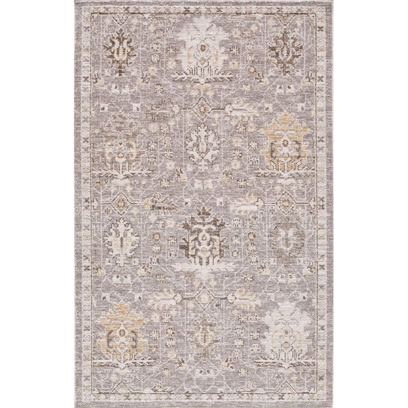 Tapis performance tissé à la machine Mira Allure - taupe - 5 pi x 7 pi 10 po, 5 pi x 7 pi 10 po
