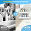 Serviteur de douche, organisateur de douche et rangement de salle de bain adhésif, tablettes de douche sans perceuse pour douche intérieure, support de rangement de douche antirouille-110081594