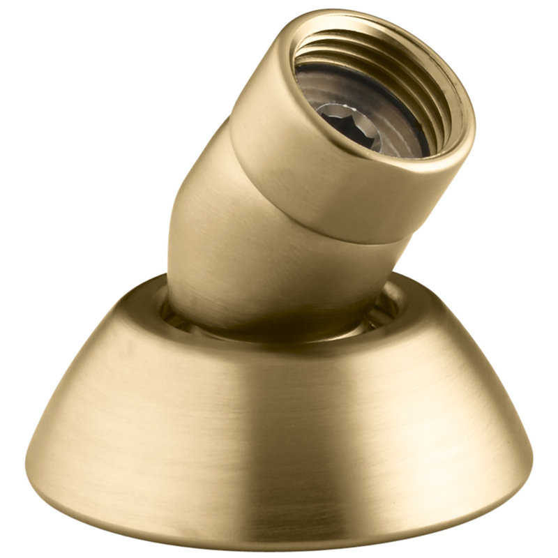 Three-Way Handshower Hose Guide, Vibrant Moderne Brushed Gold