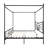 Zelai Metal Canopy Bed-761839250-761839248