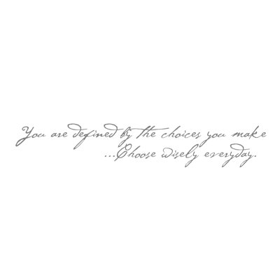 Text & Numbers Non-Wall Damaging Wall Decal