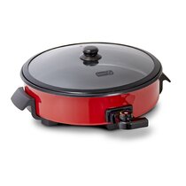 West Bend Family-Sized Electric Skillet with Diamond Shield Nonstick  Coating, 12-Inch