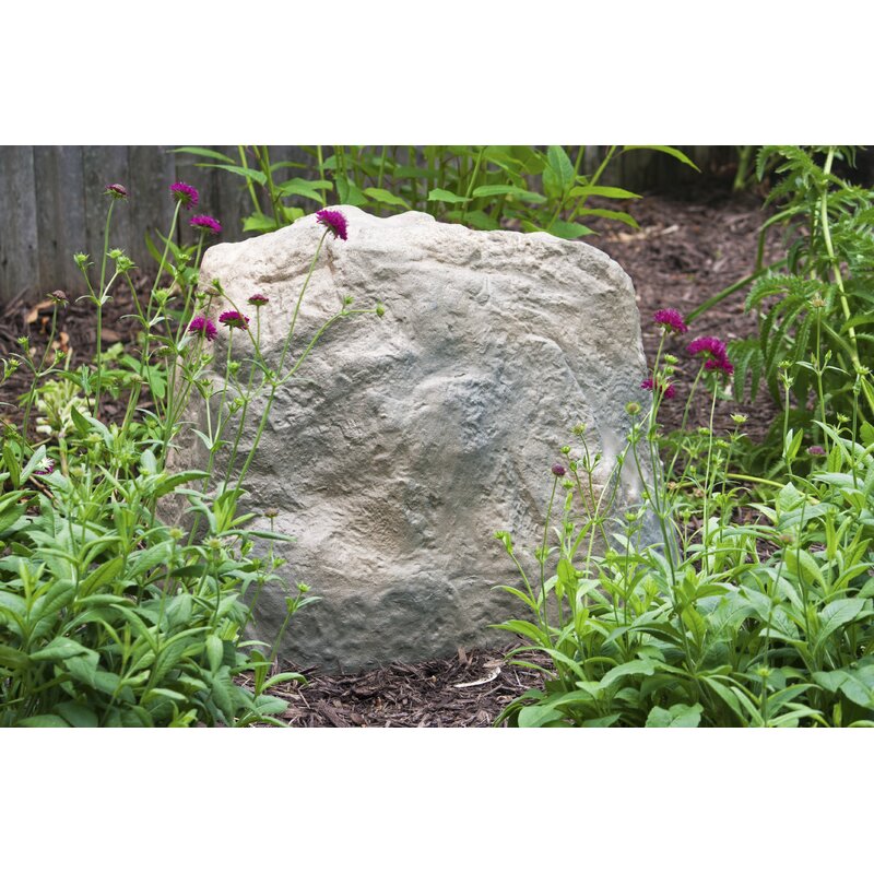 August Grove® Spataro Weather Resistant Plastic Abstract Garden Stone ...