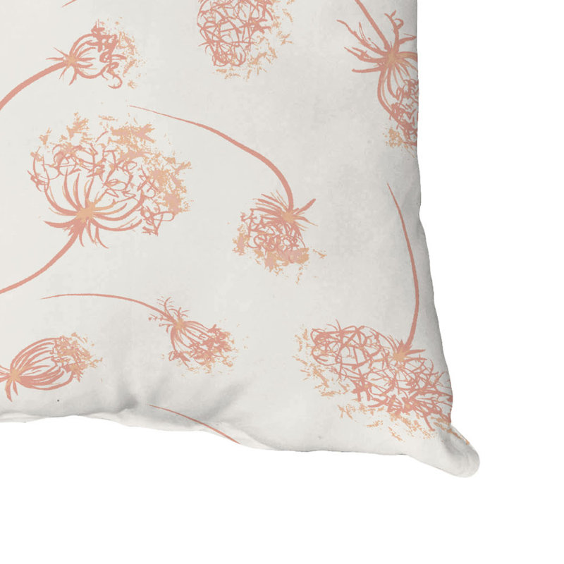  Housse de coussin carré et insert, Orange, 18" x 18"