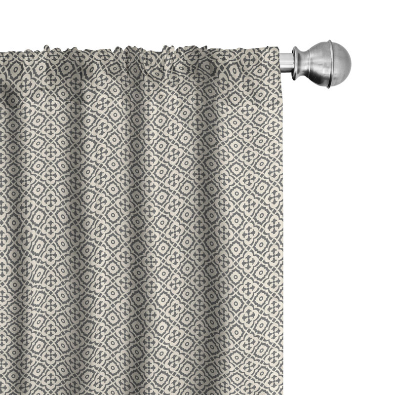 Semi-Sheer Rod Pocket Curtain Panels, 28" x 63"
