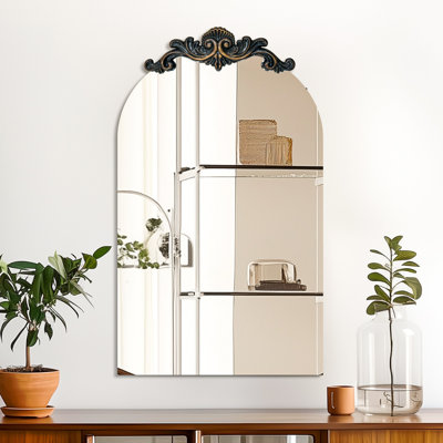 Miroir mural arqué 
