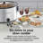 Hamilton Beach 10 Quart Slow Cooker with Folding Handles, Extra-Large Capacity, Serves 12+, Silver with Black Accents, 33190FG