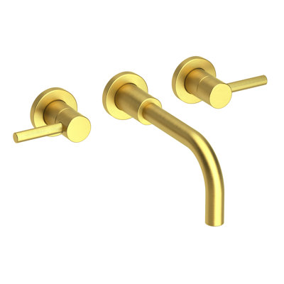 East Linear Wall Mount Bathroom Faucet