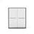 56-60"X70" Aluminum Frame Double Sliding Shower Door,Bypass Bathroom Sliding Door With Premium 5/16" (8Mm) Clear Tempered Glass, Black Hardware Sliding Glass Shower Enclosure