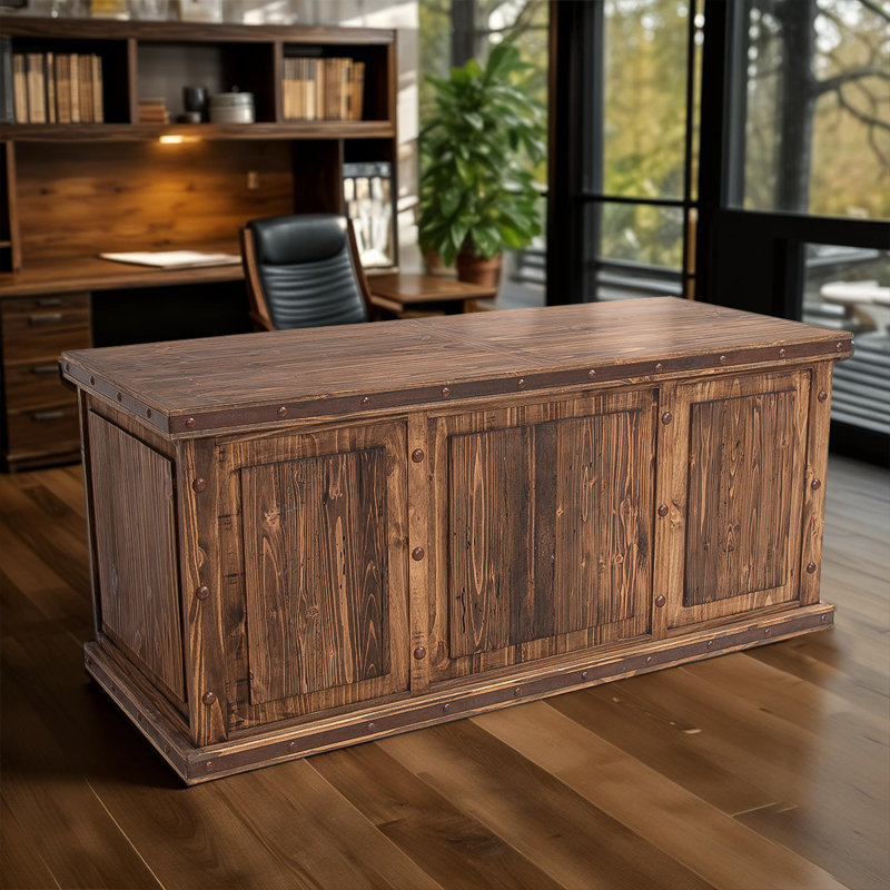 Bureau en bois récupéré The Laguna