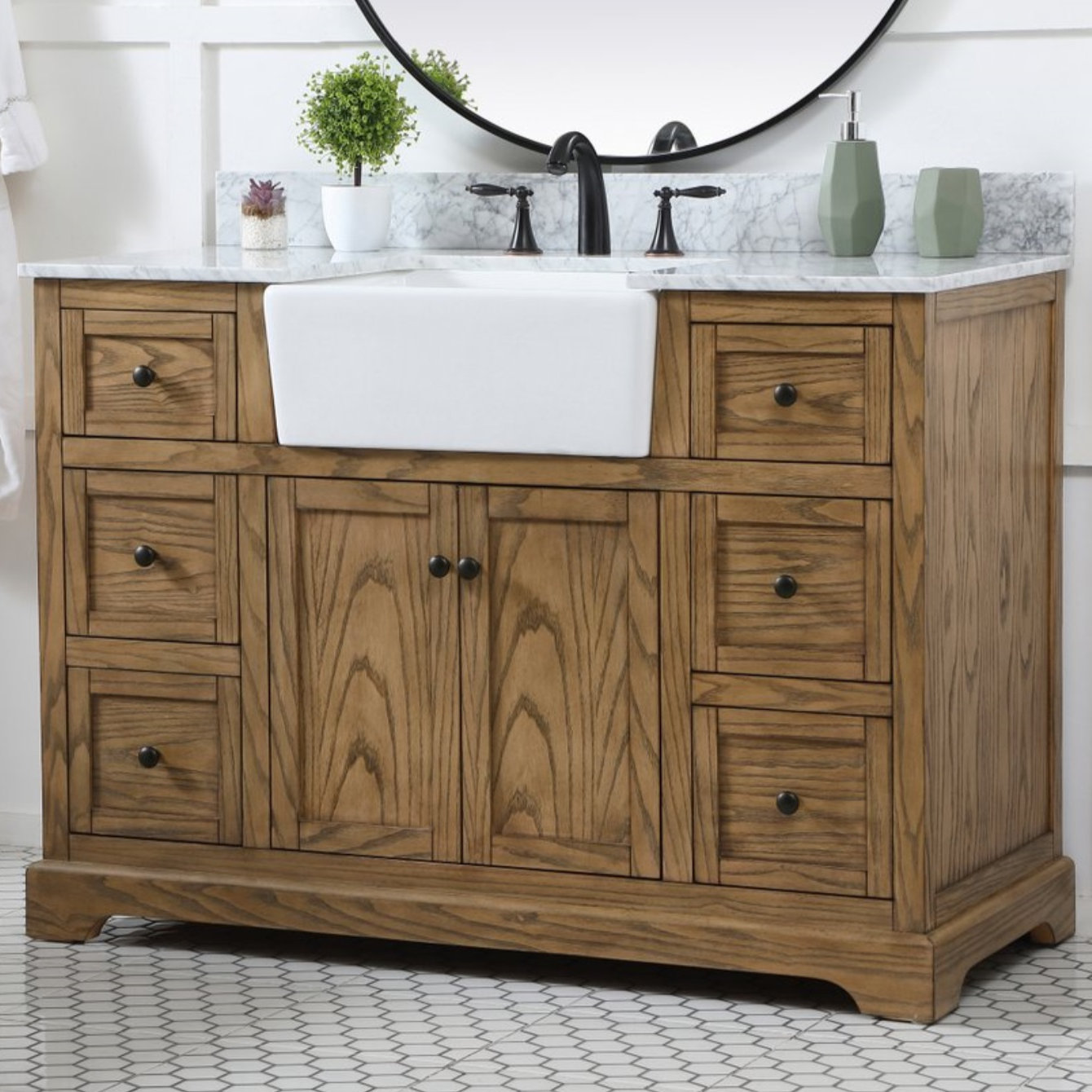 Pardue 48'' Single Bathroom Vanity, Driftwood