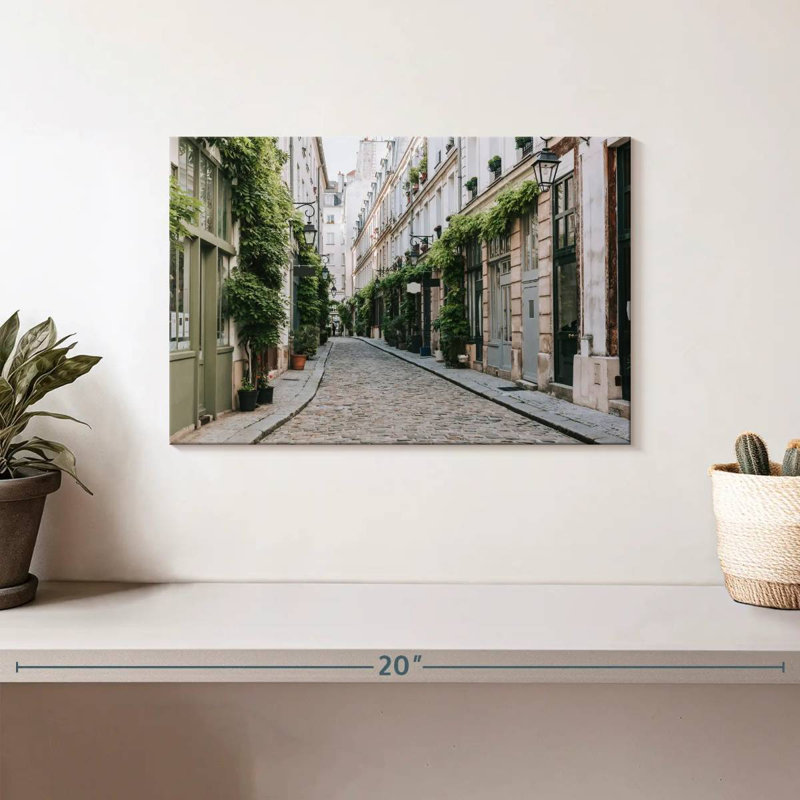Sireci Cobbled Paris Street, 8" H x 12" W