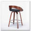 Ensemble de 2 tabourets de bar, tabourets pivotants avec bac bas-2126841844