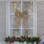 Décoration de Noël 16 "à paillettes dorées et lumières de Noël avec lumières changeantes