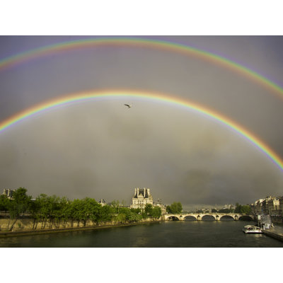 Harold Davis " Double Rainbow Over Paris " by Harold Davis