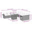  Ensemble de canapé de patio 11 pièces avec coussins en rotin de polyester gris-1746395468-1746395464