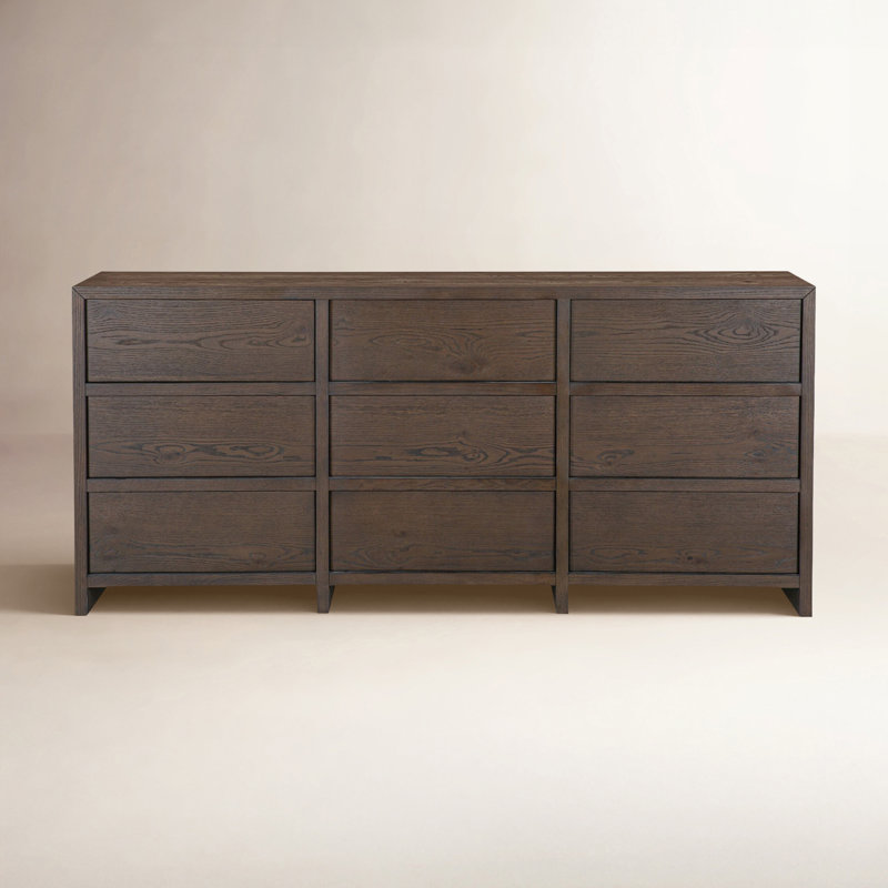 Jenson 9 Drawer Dresser Brown