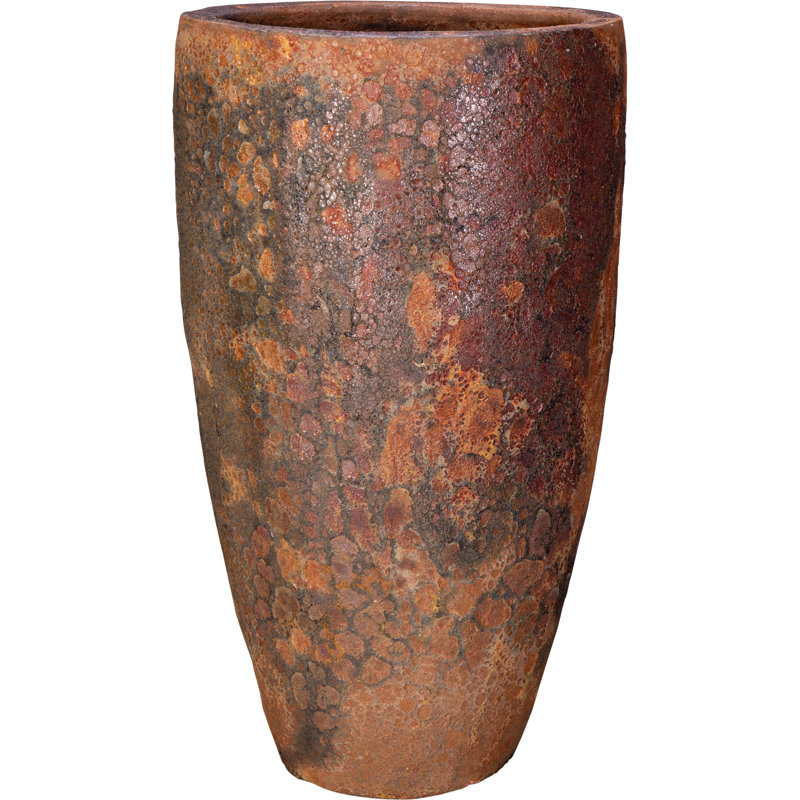 Vase Calypso 53 cm - Rouille volcanique