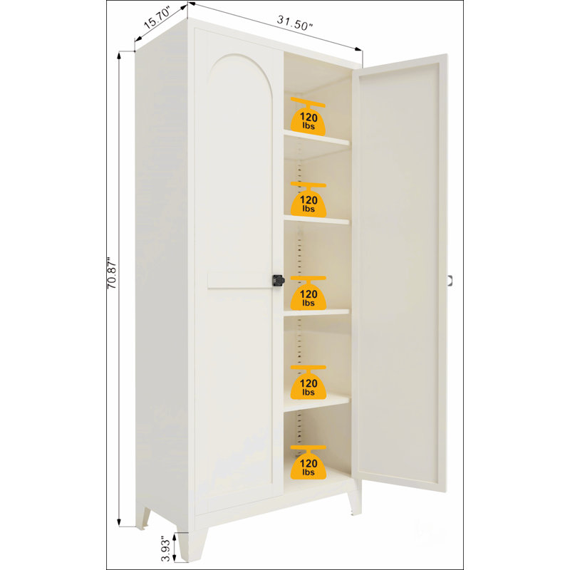 Armoire 71 po 2 portes