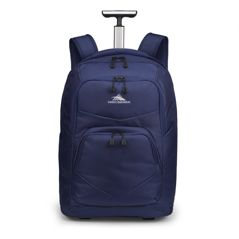  Sac à dos à roulettes confortable 40 litres Freewheel Pro, bleu marine véritable, Bleu marine