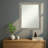 Grand Narrow Half-Inch-Bevel Framed Wall Mirror-119749192