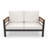 Townsend 55'' Wide Outdoor Loveseat with Sunbrella® Cushions-318370119-280725703