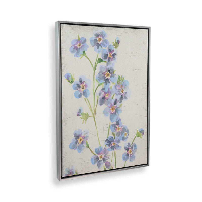 «Mountain Blossoms I» par June Erica Vess, reproduction d'art sur toile, Cadre flottant sans passe-partout, H 36 po x l 24 po