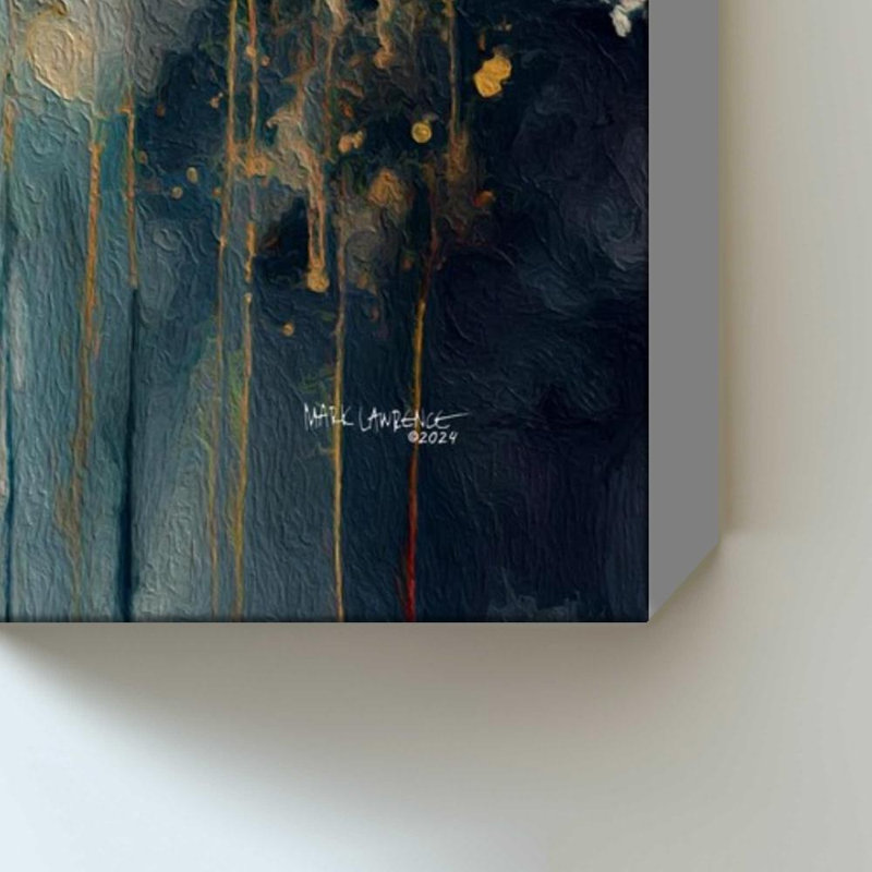 Proverbes 11: 21b. «Promise Deliverance» par Mark Lawrence, impression sur toile, H 30 po x l 30 po, Toile tendue