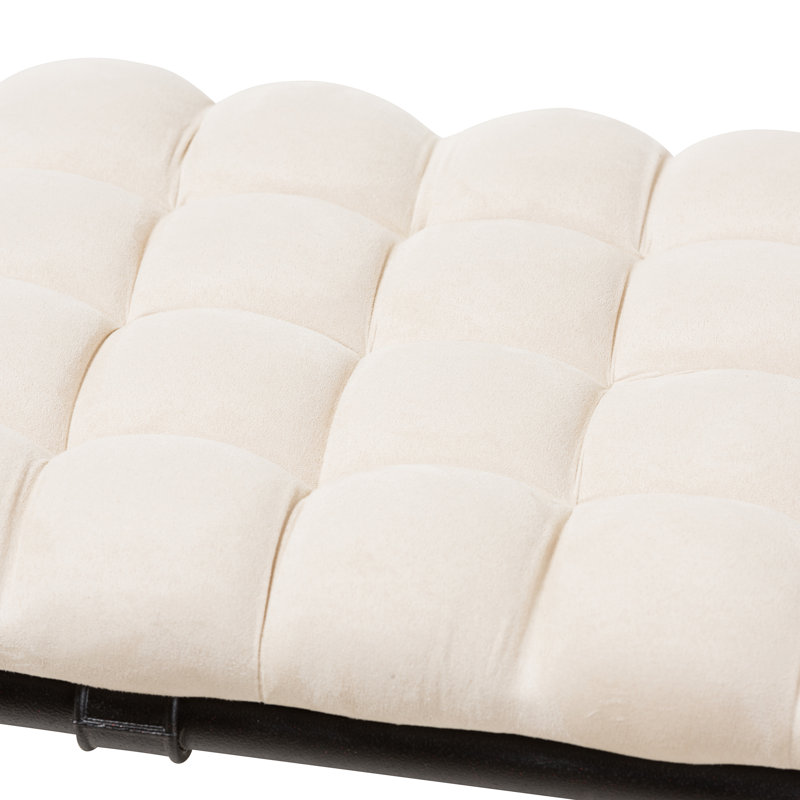 Banc rembourré Harrison, Beige clair