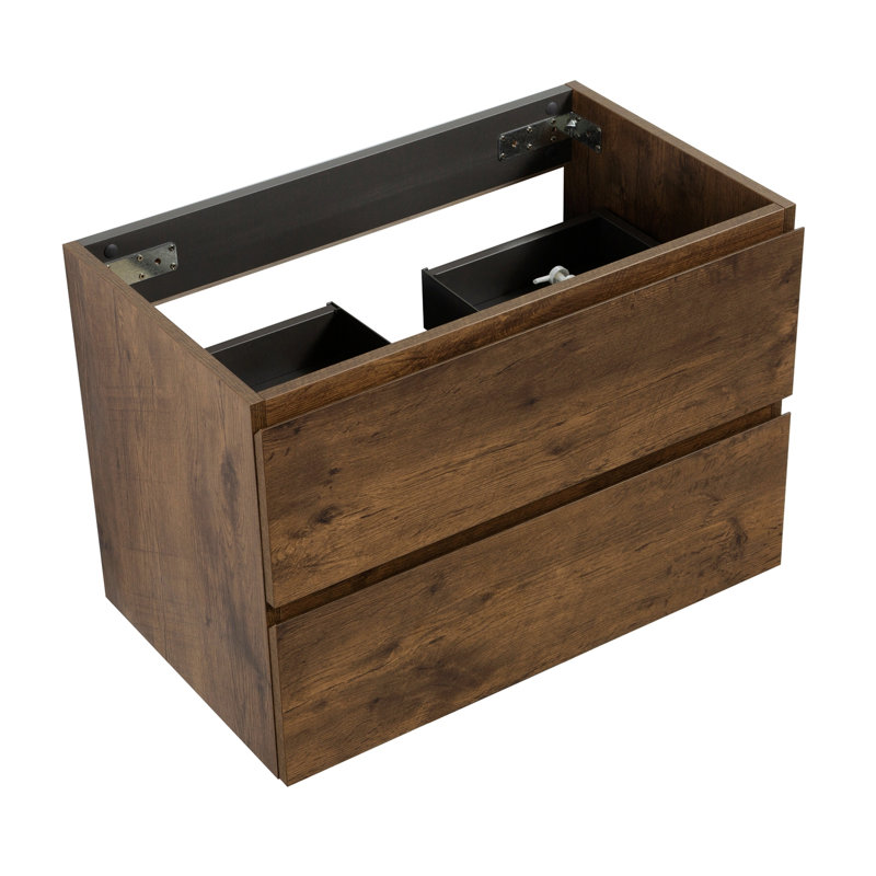 Amryis 29.75'' Bathroom Vanity Base Only, Walnut