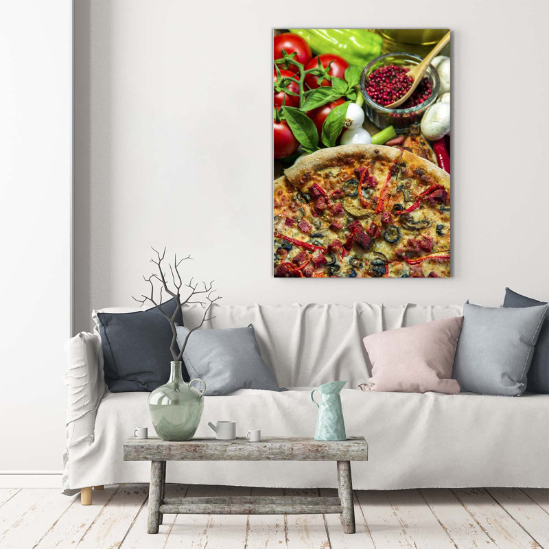 Pizza - Wrapped Canvas Print