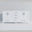 Meuble-lavabo double avec plateau en marbre-903882152