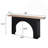 Console Table with Black Arch Base