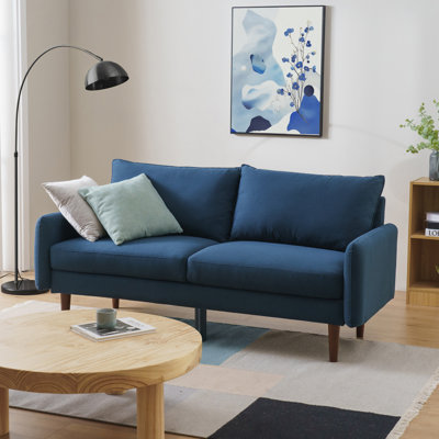 Cartlin 70.1" Upholstered Mid-Century Modern Sofa