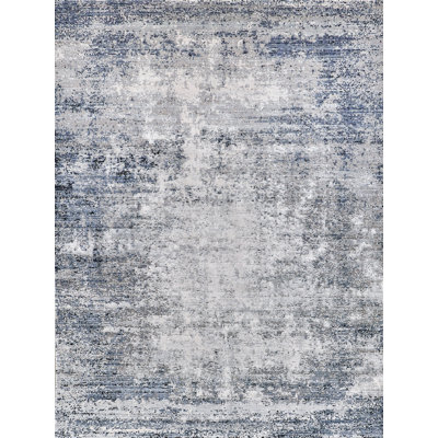 Intrigue Area Rug in Navy Blue