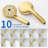 3 Handles Tub Shower Faucet Set With 10 Spray Handheld Shower 4.7 Inch Shower Handheld Shower Tub Kit Wall Mounted Shower System With Tub Spout Shower Fixtures Tub And Shower Trim Kit-113520075