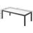 Vernola Rectangular Wood Metal Outdoor Coffee Table , 48'' in. W 22'' in. D-63541419