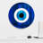 Blue and White Evil Eye Mirrored Wall Decor-2075225027