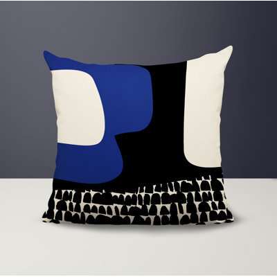 Pia Minimalist Reversible Indoor/Outdoor Square Pillow