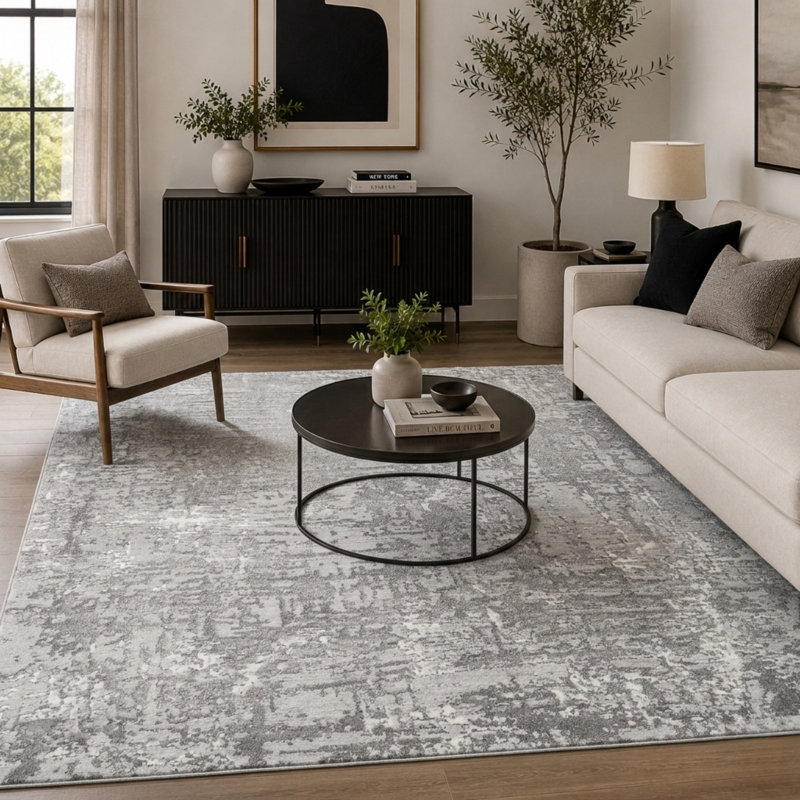 Santangelo Abstract Area Rug, Rectangle 120cm x 170cm