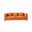 Canapé modulaire surdimensionné 3 places en tissu confortable pour le salon - siège profond avec 3 coussins lombaires pour une relaxation accrue-727511135