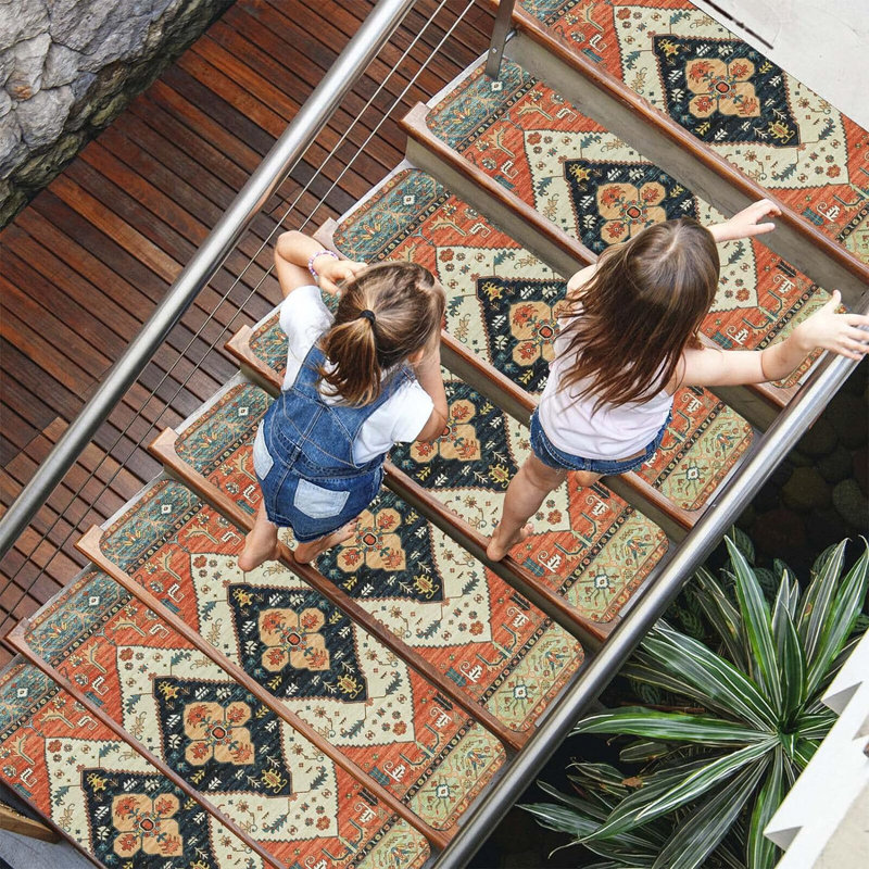 Tapis d'escalier antidérapant Alfrid, Oriental